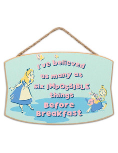 Letrero Decorativo Disney Alicia en el País de las Maravillas