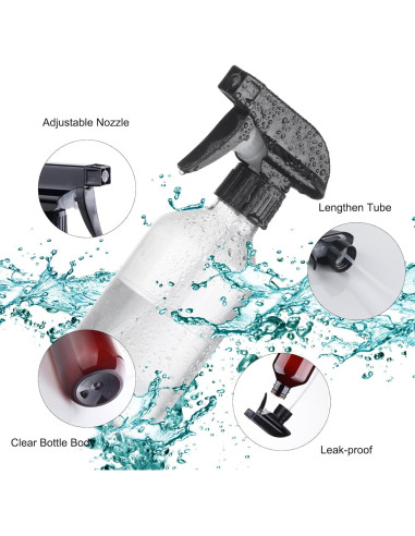 Botella de Spray Teyssor 300 ml Ajustable Libre de BPA