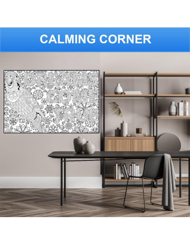 Juego de 2 Pósteres Gigantes para Colorear ALEX Art 98x68 cm