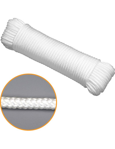 Cuerda Resistente Gardzen 21.3m Polipropileno Blanco