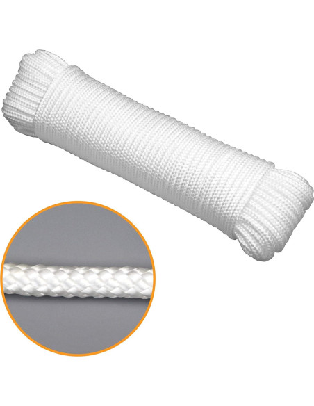 Cuerda Resistente Gardzen 21.3m Polipropileno Blanco