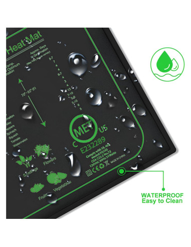 Almohadilla Térmica 21W Honghu para Plántulas 25.4x52.7cm