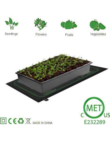 Almohadilla Térmica 21W Honghu para Plántulas 25.4x52.7cm
