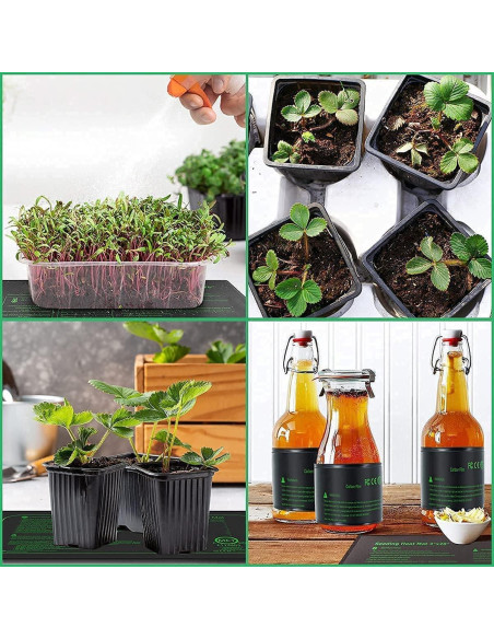 Almohadilla Térmica 21W Honghu para Plántulas 25.4x52.7cm