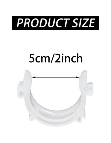 Set de 80 Clips Transparentes JAKOUE para Bobinas de Hilo