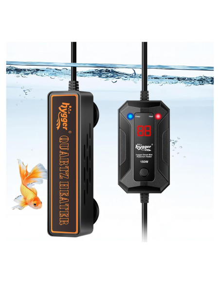 Calentador de Acuario Mini Hygger 50W para 30-60 Litros