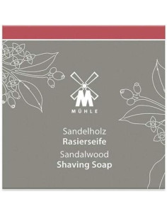 Jabón de Afeitar MÜHLE Sándalo 65g - Espuma Rica y Aromatizado 2