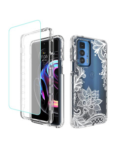 Funda Protectora Motorola Moto Edge 20 Pro 5G Mandala con Protector de Pantalla