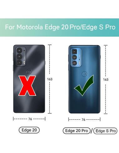 Funda Protectora Motorola Moto Edge 20 Pro 5G Mandala con Protector de Pantalla