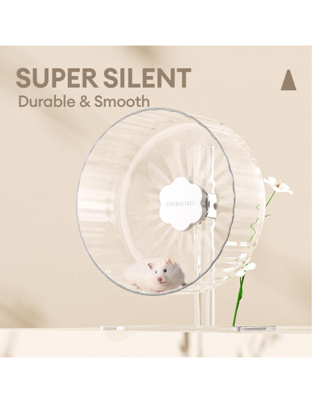 Rueda de Ejercicio para Hámster BUCATSTATE 20.8 cm Silenciosa
