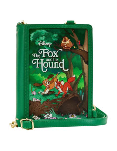 Bolso Cruzado Loungefly Disney El Zorro y el Sabueso 23x15cm