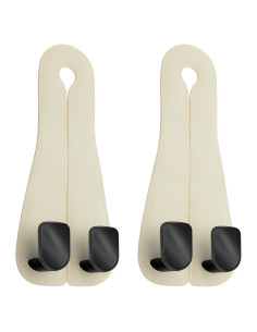 Soporte Universal para Vehículo CANIPHA - Ganchos Beige 2 Pcs