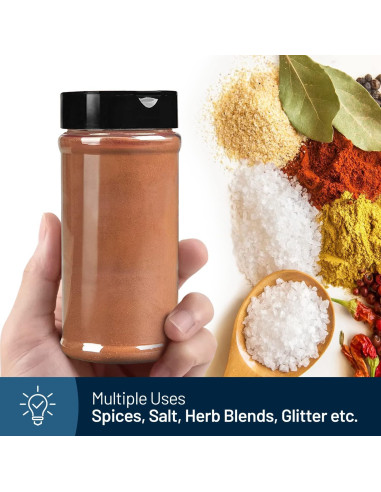 Tarros de Especias de Plástico RoyalHouse 6 Piezas 0.45L