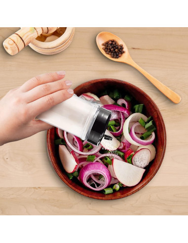 Tarros de Especias de Plástico RoyalHouse 6 Piezas 0.45L