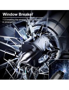 Herramienta de Escape LECART 2 en 1 Rompe Vidrios y Cortador 2