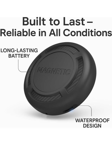 Rastreador GPS Oculto Magnético NOVZIX iOS 2025 - 1 Año Batería