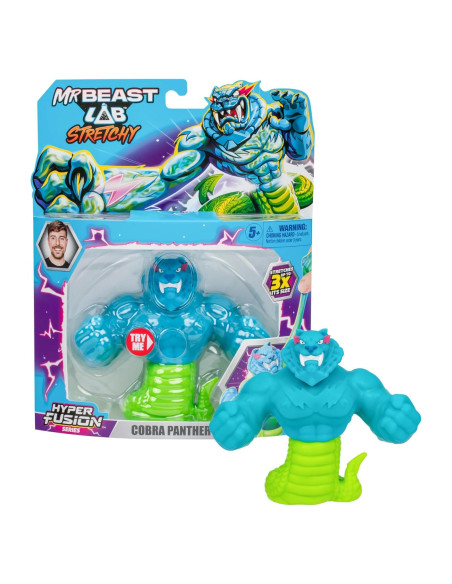 Figura Elástica Cobra Panther Hyper Fusion 12.7 cm MrBeast Lab