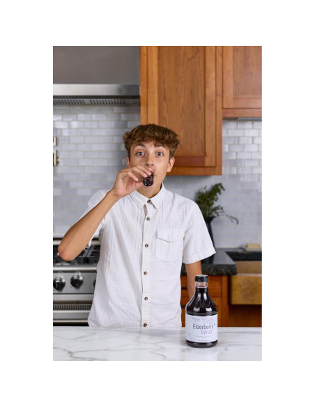 Jarabe de Saúco Orgánico Elderberry Queen 340g - Soporte Inmunológico