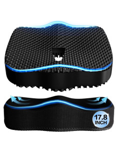 Cojín de Gel Tsmertor para Silla de Oficina y Automóvil 45x37cm