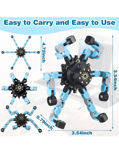 Paquete de 12 Juguetes Sensoriales Antiestrés Zhanmai 12 cm