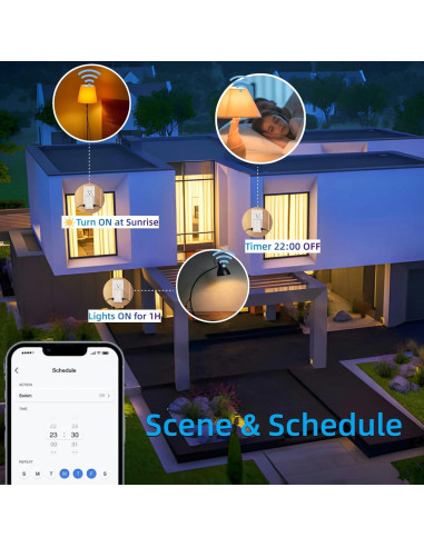 Atenuador de Luz Inteligente Sunmerit con Control Remoto