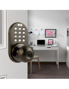 Cerradura Digital MiLocks TKK-02AQ con Teclado Electrónico Bronce 2