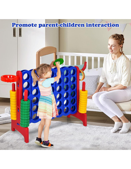 Juego Gigante 4 en Fila Costzon para Niños y Adultos - 48 Piezas