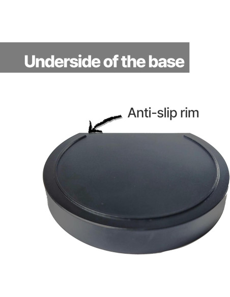 Bandeja de Goteo de Café Genérico 10 cm Plástico Negro