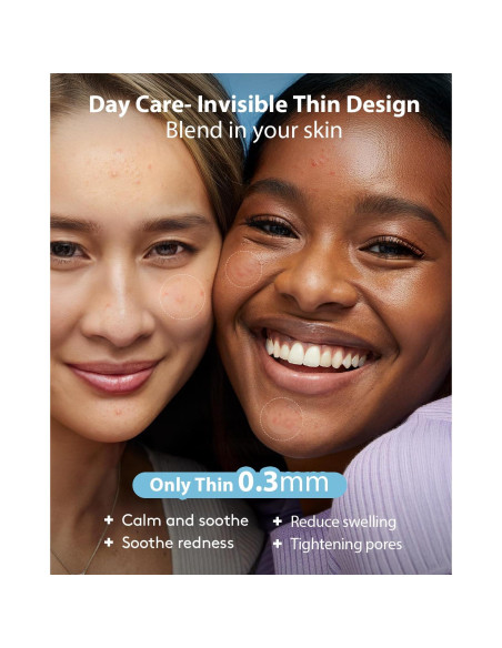 Parches para Acné LitBear - Día y Noche 588 Puntos Hidrocoloides