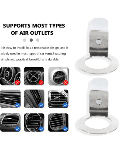 24 Clips de Ventilación de Aire para Autos Gatuida - Ambientador
