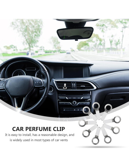 24 Clips de Ventilación de Aire para Autos Gatuida - Ambientador