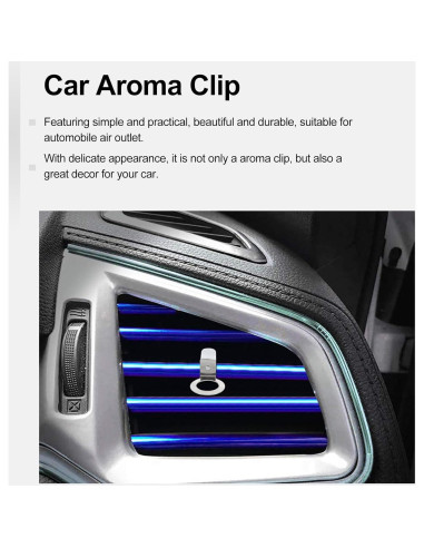 24 Clips de Ventilación de Aire para Autos Gatuida - Ambientador