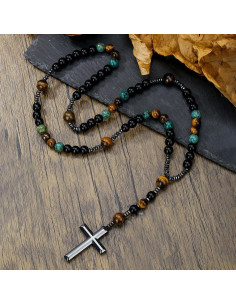 Collar Pulsera Mala de Madera 108 8mm Unisex para Meditación 2