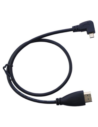 Cable Micro HDMI a HDMI Angulado Izquierda Seadream 0.50M