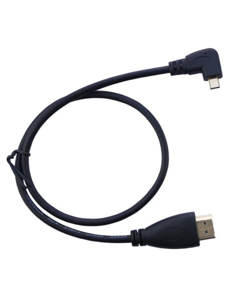 Cable Micro HDMI a HDMI Angulado Izquierda Seadream 0.50M