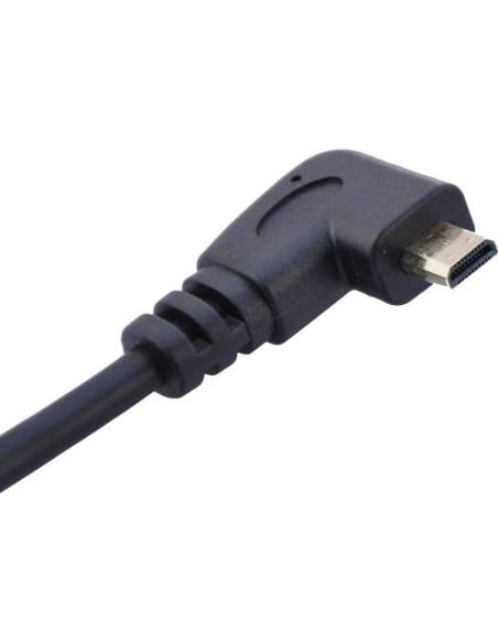 Cable Micro HDMI a HDMI Angulado Izquierda Seadream 0.50M