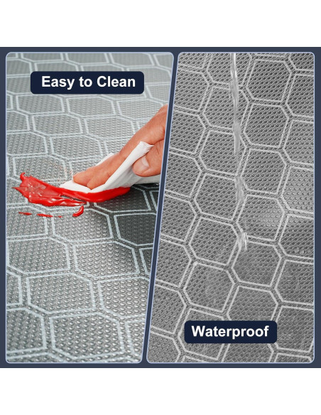 Forro de Estante KIMERSE Gris 30.48x199.39 cm Impermeable