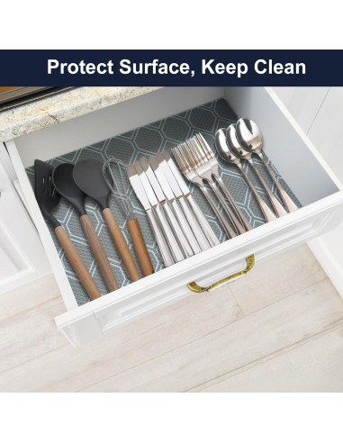 Forro de Estante KIMERSE Gris 30.48x199.39 cm Impermeable