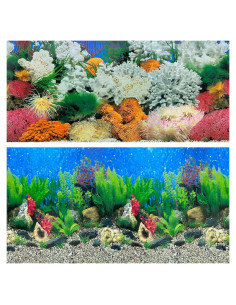 Fondo de Acuario Coral HD 29.46x63.5 cm XCNO - Vinilo Premium