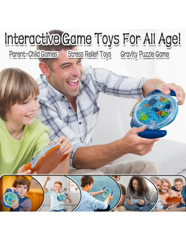 Juego de Laberinto 3D JRD&BS Naranja para Niños y Adultos