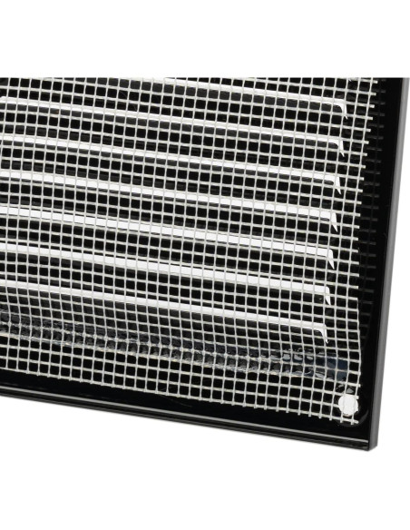 Cubierta de Ventilación LIRAST 20x10 cm Negra para Techo/Pared