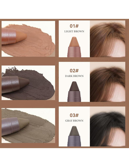 Lápiz Corrector de Raíces MIELIKKI - Color Marrón Claro 32g Lápiz Corrector de Raíces MIELIKKI - Color Marrón Claro 32g