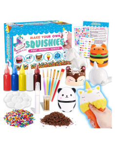 Juguete Squishy Insnug Kit de Pintura 24 Piezas Unicornio