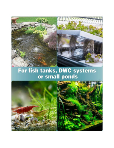 Pawfly Piedra de Aire 4.95 cm Difusor de Oxígeno Acuario Paquete de 2