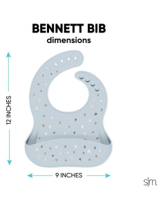 Babero de Silicona Simple Modern Mickey Mouse 30.5x22.9cm 2