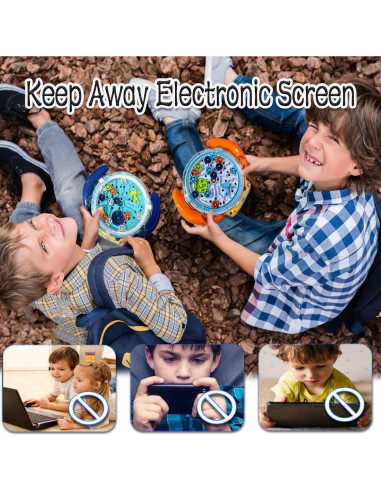 Juego de Laberinto 3D JRD&BS Naranja para Niños y Adultos