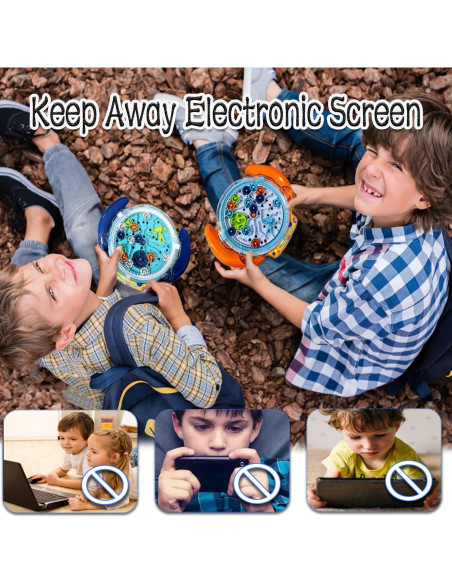 Juego de Laberinto 3D JRD&BS Naranja para Niños y Adultos