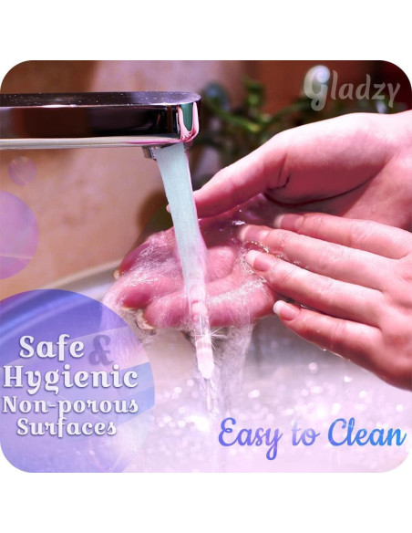 Empujador de Cutículas de Cristal Gladzy - Lima Profesional 16cm