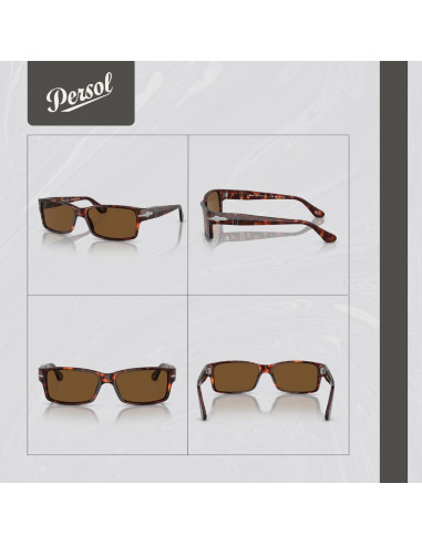 Gafas de Sol Rectangulares Persol PO2803S para Hombres - Polarizadas