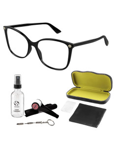 Gafas de Sol Gucci GG0026O Cuadradas 61mm - Lujo Italiano